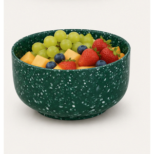 Lot de bols écologiques en marbre vert style vintage avec glaçure mouchetée pour salade et soupe, personnalisables avec logo, meilleur prix - Product Image 4