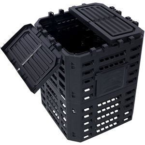 Compostiera da Giardino Grande da 340 Litri (90 Galloni) in Plastica Riciclata, Facile da Montare, per Terreno Fertile - Forniture per Giardino - Product Image 4
