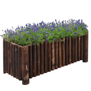 Vasi e Fioriere in Legno Eleganti e Resistenti per Decorazione Giardino Interno/Esterno - Product Image 1