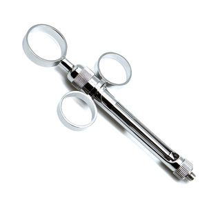 Pistola de Jeringa de Acero Inoxidable Reutilizable de Fácil Agarre, Bien Hecha, para Diagnóstico de Salud Animal, Instrumento de Precisión - Product Image 4