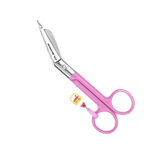 Ciseaux chirurgicaux roses manuels pour soins infirmiers, certifiés CE, en acier inoxydable médical personnalisé - Product Image 5