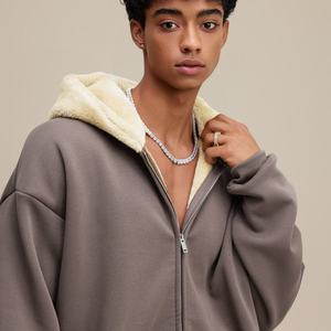 Sudadera con Capucha de Algodón Personalizada para Hombre, Suministro de Fábrica, Chaqueta con Capucha Premium, Producción de Ropa al por Mayor ODM - Product Image 1