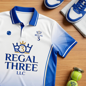 Maillot de tennis OEM Polo unisexe personnalisé par sublimation avec nom d'équipe, 100 % polyester, pour l'entraînement - Product Image 3