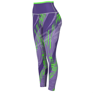 Women's Breathable Anti-Bacterial Standard <b>Thickness</b> Spandex/Polyester Knitted Seamless High Waist Knee-Length Custom <b>Leggings</b> - Product Image 6