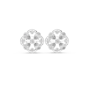 Boucles d'oreilles en argent 925 Moissanite Diamond Gem pour femme - Product Image 5