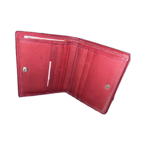 Portefeuille de taille standard en cuir de vachette véritable, fini et respectueux de l'environnement - Product Image 1