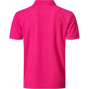 Chemise de golf pour homme à blocs de couleur, col contrasté bicolore, respirante, en coton et élasthanne, coupe ajustée, manches courtes - Product Image 2