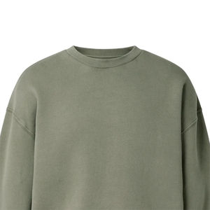Professional Men's Heavyweight Crew Neck French Terry Windproof Breathable <b>Pullover</b> Regular Fit Long Sleeve Winter <b>Jumper</b> Custom - Product Image 2