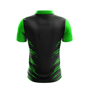 Chemise d'été décontractée en maille unie respirante à manches courtes pour le golf et le bureau, idéale pour les tenues de week-end - Product Image 4