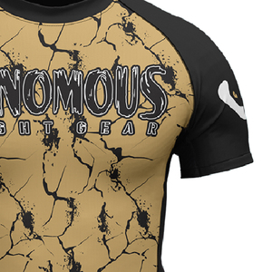 เสื้อรัดกล้ามพิมพ์ลายตามสั่ง เสื้อรัดกล้ามพิมพ์ลายแบบซับลิเมชั่น เสื้อรัดกล้ามสำหรับ MMA บราซิลเลียนยิวยิตสู OEM เสื้อรัดกล้ามสำหรับผู้ชาย แขนสั้น - Product Image 3