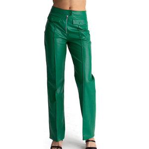 Trendy Women Leather <b>Pants</b>-Winter Streetwear Style Lightweight & Waterproof Casual Premium Fashion for Weekend & Travel Wear - Product Image 1