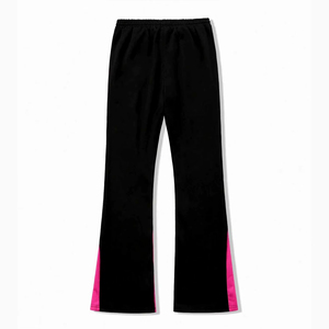 Pantalones de chándal acampanados ligeros de algodón orgánico para hombre 2026, personalizados con estampado 3D, cordón ajustable, tallas grandes, diseño apilado. - Product Image 2