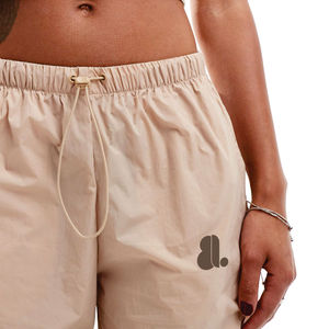 Women's High <b>Waist</b> Wide Leg Pants Solid Color <b>Elastic</b> <b>Waist</b> Loose Fit Casual Full Length Summer Breathable Polyester <b>Trousers</b> - Product Image 6