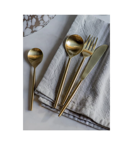 Ensemble de couverts en acier inoxydable de haute qualité, écologiques et durables, qui rehausse les buffets et les tables de brunch - Product Image 4