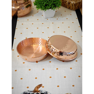 Ensemble de bols en cuivre de qualité supérieure, faits à la main, design classique pour fruits et légumes, bol brillant, prix raisonnable, assiette à soupe - Product Image 4
