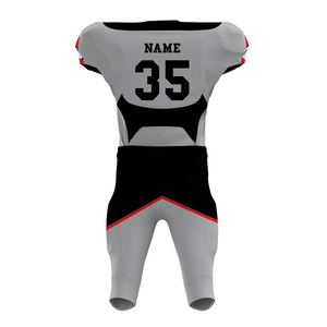 Maillot de football américain personnalisé avec logo, nouveau design, impression par sublimation, manches courtes, respirant, grandes tailles - Option OEM - Product Image 2