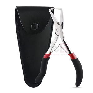 MAGMA BEAUTY High Quality Stainless Steel Hair <b>Extension</b> Pliers Non-slip Silicone Hand Removal <b>Micro</b> Ring Bead <b>Extensions</b> - Product Image 2