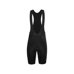 Cuissard de cyclisme noir ajusté pour homme, style short, en Spandex et Nylon, anti-humidité - Product Image 1