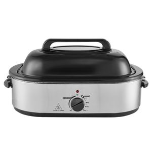 Forno Elettrico da Banco da 18 QT con Coperchio Autoriscaldante, 1450W, Funzioni Scongelamento e Mantenimento Caldo per Arrosto di Tacchino - Product Image 1