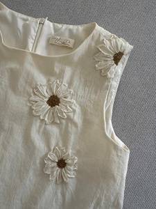 Vestido Maxi sin Mangas de Algodón Hecho a Mano, Elegante, Minimalista, Estilo Boho, Corte en A, para Salidas Informales y Vacaciones - Product Image 4