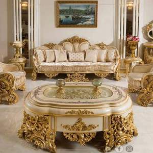 Juego de Sofá Individual Tapizado de Lujo Moderno con Mesa de Centro, Estructura de Madera, Relleno de Espuma, Diseño Indio, Garantía de 5 Años - TELAS INDIAS - Product Image 3