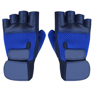 High Quality Unisex Anti-Slip Gym Fitness <b>Gloves</b> with PU Leather Customizable Color & Size for Heavy Weight Lifting - Product Image 4