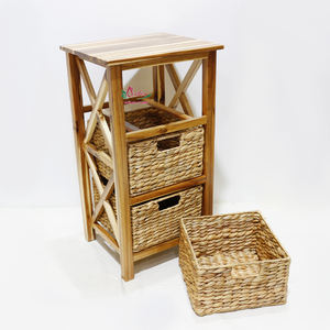 Artex Dong Thap usine Vietnam à la main jonc de mer jacinthe d'eau armoire de rangement organisateur étagère - Product Image 3