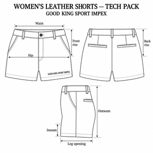 Custom Women's Black <b>PU</b> Leather Shorts High Waist Fashion OEM Private Label Manufacturer Wholesale Supplier for Ladies Clothings - Product Image 6