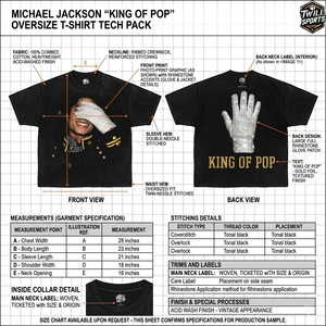 Camiseta Deportiva Negra Extra Grande para Hombre con Estampado de Michael Jackson, Manga Corta, Cuello Redondo, Estilo Urbano, Jersey de Algodón - Product Image 6