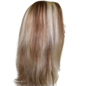 Perruque Hairline 613 HD lace 13x6 full frontal, densité 250 %, offre une couleur blonde intense, une dentelle respirante, une polyvalence de coiffage parfaite. - Product Image 2