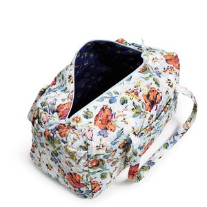 Quilted Paisley Print Luxury Sport Duffel Bag Large Capacity Zipper Closure Travel Weekender Polyester <b>Lining</b> - Product Image 6