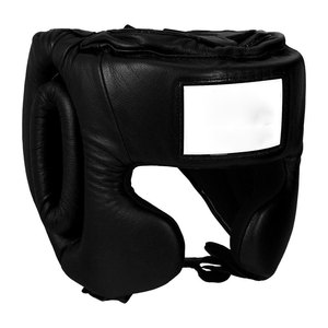 Protège-tête de boxe pour homme, best-seller, avec fermeture à lacets, design respirant et léger, personnalisable, en PU de haute qualité pour la boxe - Product Image 1