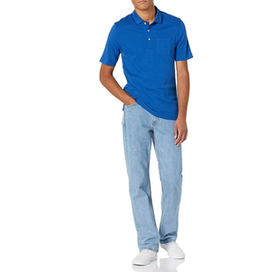 Chemises polo décontractées pour hommes adultes, nouvelle collection, design tendance, logo personnalisé, couleur unie, en vente à bas prix - Product Image 4