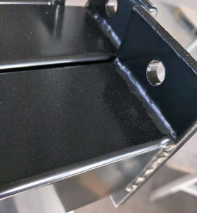 2.4m Long-65x65mm Universal 'Heavy Duty' 6000 Series Steel <b>Security</b> Fence Post Base Plate (<b>Bolt</b> Concrete Ground) Cutting Service - Product Image 4