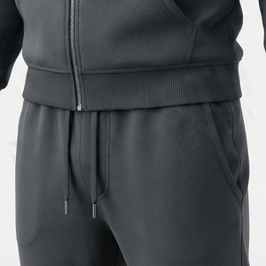 Survêtement en velours de haute qualité personnalisé pour hommes, vêtements de sport en velours, survêtement en molleton de luxe pour hommes, survêtements pour hommes - Product Image 5