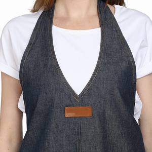 MARI INSTRUMENTS Professional Barber <b>Aprons</b> Denim Fiber Knitted Fabric Barber Uniform <b>Aprons</b> OEM ODM Barber Salon <b>Aprons</b> - Product Image 5