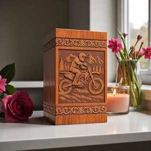 Custom Engraved Wooden Resin Urn <b>Box</b>: <b>Pet</b>/Human <b>Memorial</b> Keepsake urn <b>Memorial</b> Keepsake by AYAANS - Product Image 2