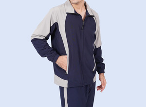 Conjunto Deportivo de Dos Piezas para Hombre, con Capucha, Ajustado, para Entrenamiento, Invierno, Transpirable, con Cierre - Product Image 4