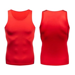 Men Solid Knitted Mesh <b>Singlets</b> Quick Dry Polyester <b>Running</b> Breathable Casual O-Neck Custom Logo Basic Style Sports <b>Singlet</b> - Product Image 6