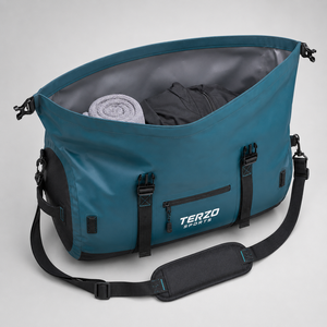 Terzo <b>Sports</b> Nylon Duffel <b>Bag</b> 30-40L Water Resistant Adjustable Strap Unisex <b>Outdoor</b> Casual Fitness <b>Bag</b> - Product Image 3