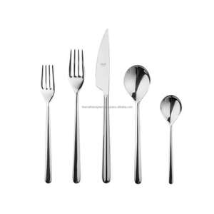 Forever ชุดช้อนส้อมสแตนเลสคุณภาพดีสีเงินชุดมีดโรงแรมมีด้ามจับสุดหรู - Product Image 5