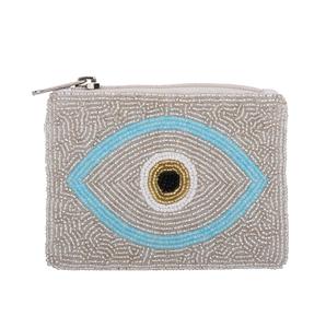 Pochette à Monnaie Bohème Brodée de Perles de Qualité Supérieure, Style Ethnique Classique - Product Image 5