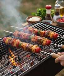 Barbecue au charbon de bois portable avec support pour grillades et barbecues en plein air - Product Image 1