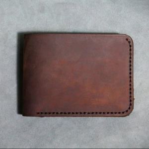 LW-0201กระเป๋าสตางค์สำหรับผู้ชายที่ใส่บัตรเครดิตทำจากหนังกระเป๋าสตางค์แบบบางลายชื่อย่อแบบเรียบง่ายออกแบบได้ตามต้องการหรูหรา - Product Image 4