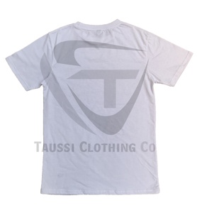 OEM-Camiseta de algodón peinado para hombre, camisa de manga corta con logotipo personalizado y diseño bordado, de alta calidad, nueva moda, 100% - Product Image 2