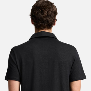 Streetwear With Solid Color & Custom Logo Design Polo Tee With Turn <b>Down</b> Collar And Short Sleeves Modern Fashion For Men Outdoor - Product Image 5