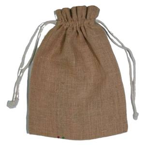 Bolsa con cordón de algodón de lino orgánico 100%, bolsas de lona reutilizables pequeñas ecológicas, reciclables, asequibles para promoción - Product Image 2