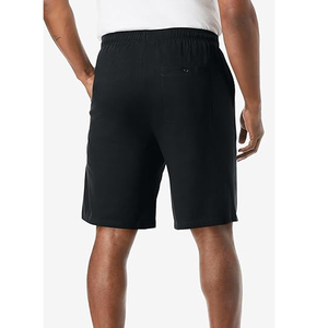 High Quality Men Plain Cotton Shorts Elastic Waist Casual Summer Lounge Shorts Custom OEM <b>Bulk</b> Manufacturer - Product Image 4
