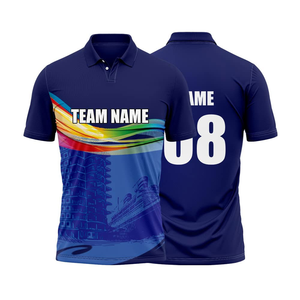 Quick Dry Polo Team Jersey Lightweight Interlock Polyester Fabric Professional Team Uniform High Quality Stitching - Product Image 2