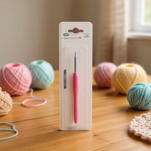 Uncinetto Ilan 3.0 mm x 138 mm con impugnatura morbida per lavoro a maglia e uncinetto - Product Image 2